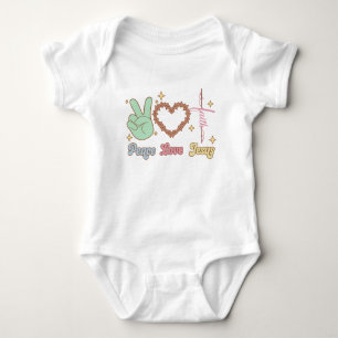 Jesus, God, Christian, custom bodysuit for baby