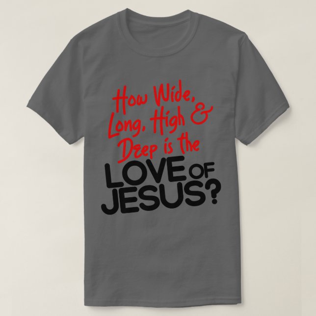 Jesus Goes Deep Inside Me T-Shirt (Design Front)