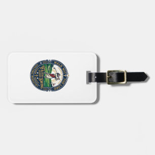 Jesus Golf Shirt Faith Based Design_1 Luggage Tag