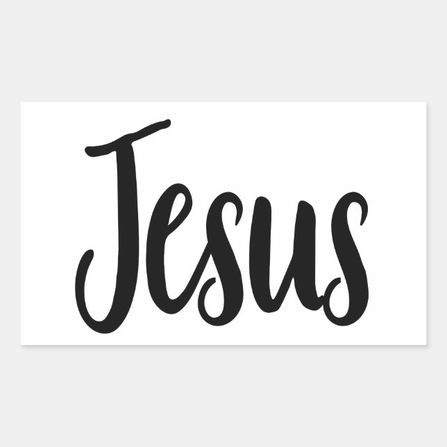 Jesus Gospel Graphics Aesthetic Christian Quotes Sticker (Front)