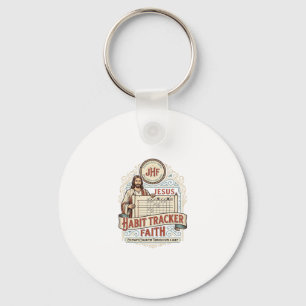 Jesus Habit Tracker Faith Jesus Habit Tracker Chri Keychain