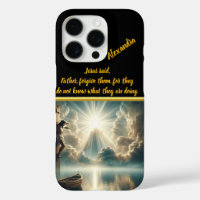 Jesus Hanging Cross Above Still Waters