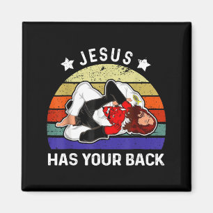 Jesus Has Your Back Jiu Jitsu Grappling vs Devil Magnet