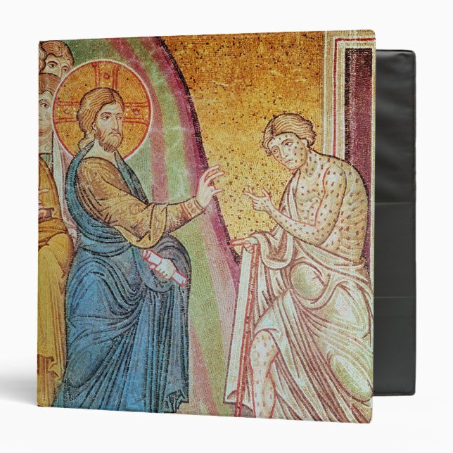 Jesus healing a leper binder (Front/Inside)