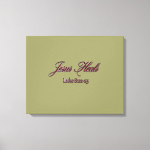 JESUS HEALS CANVAS