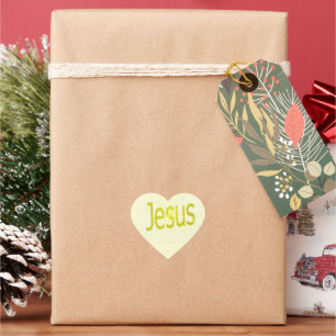 Jesus Heart Sticker