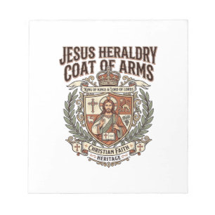 Jesus Heraldry Coat Of Arms Jesus Heraldry Coat Ar Notepad