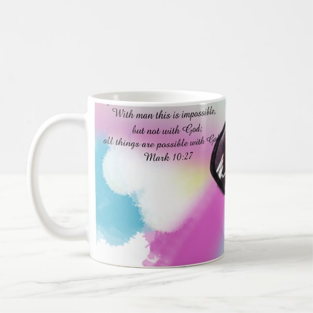 jesus here  coffee mug (Left)