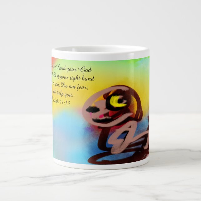 Jesus here  large coffee mug (Front)