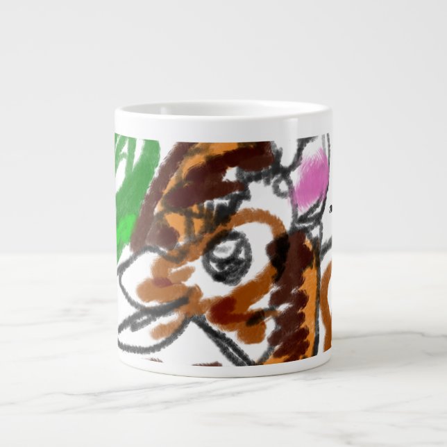 jesus here  large coffee mug (Front)