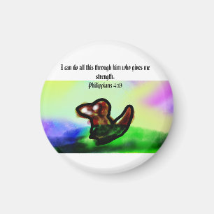 jesus here magnet