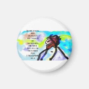 jesus here magnet