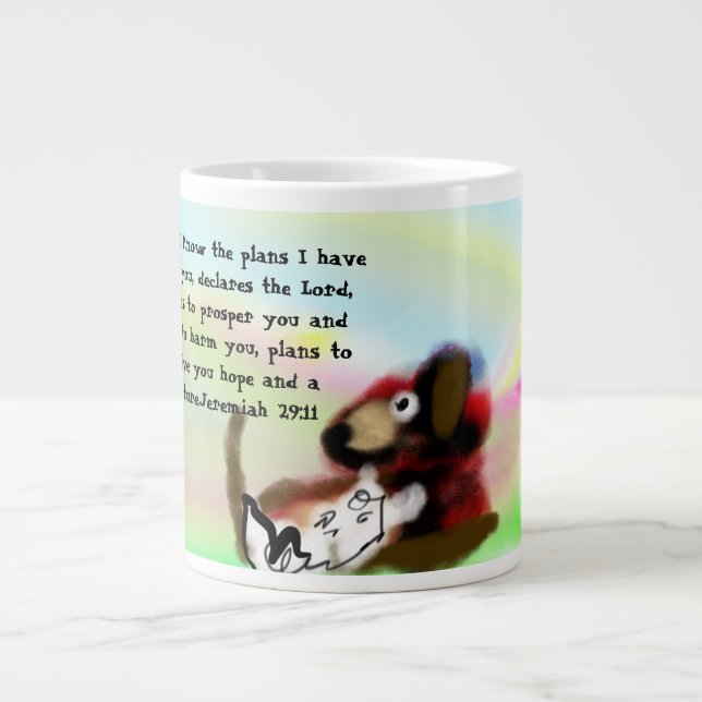 Jesus here now  large coffee mug (Front)