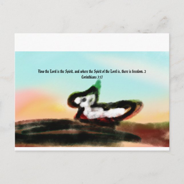 jesus here  postcard (Front)