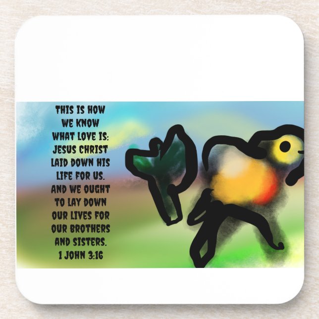 jesus here us  coaster (Front)