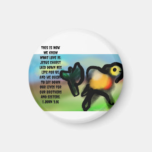 jesus here us magnet