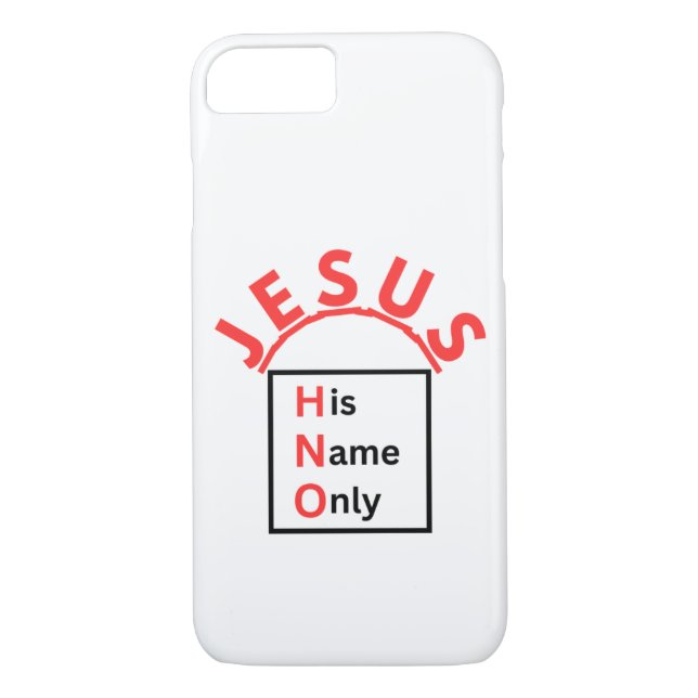 Jesus - His Name Only (New Logo) Case-Mate iPhone Case (Back)