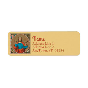 Jesus Holding Up the Eucharist (SNV 050)