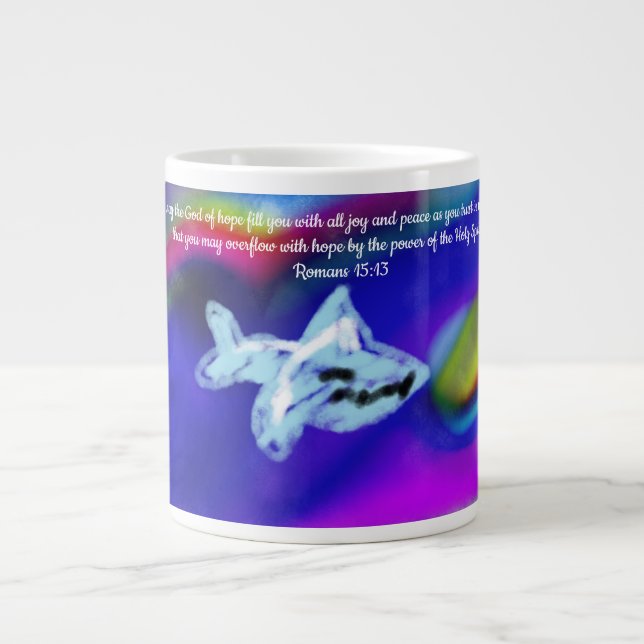 jesus holy ghost large coffee mug (Front)