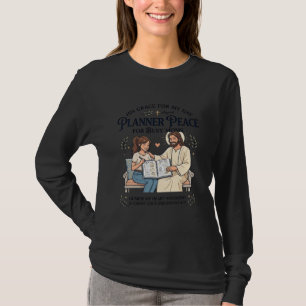 Jesus Homeschool Mom Planner Shirt Faith Based Des