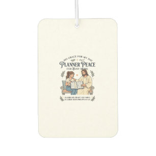 Jesus Homeschool Mom Planner Shirt Faith Based Des Air Freshener
