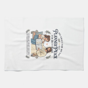Jesus Homeschool Mom Planner Shirt Faith Based Des Kitchen Towel