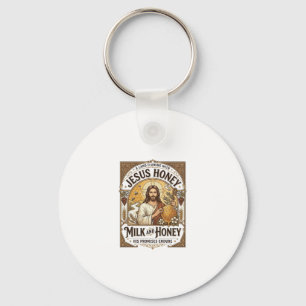 Jesus Honey Milk And Honey Jesus Honey Milk Honey  Keychain