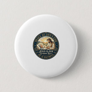 Jesus Hospice End Of Life Comfort Shirt Christian  2 Inch Round Button