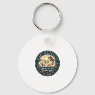 Jesus Hospice End Of Life Comfort Shirt Christian Keychain