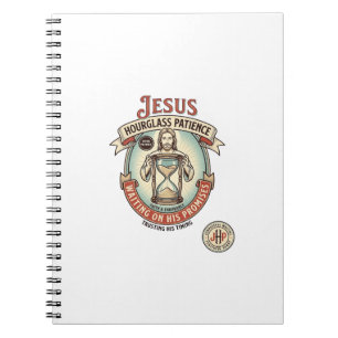 Jesus Hourglass Patience Jesus Hourglass Patience  Notebook
