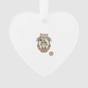 Jesus Hourglass Patience Jesus Hourglass Patience Ornament