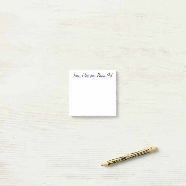 Jesus, I love you Post-Its Post-it Notes (On Desk)