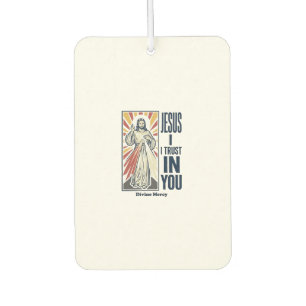 Jesus I Trust In You Divine Mercy Shirt Design_1 Air Freshener