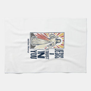 Jesus I Trust In You Divine Mercy Shirt Design_1 Kitchen Towel