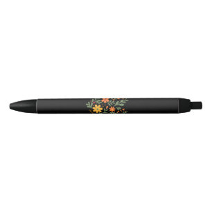 Jesus I Trust in You Heart Flowers Women Girls Chr Black Ink Pen