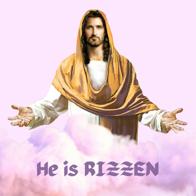 Jésus "Il est Rizzen" T-shirt (Créateur téléchargé)