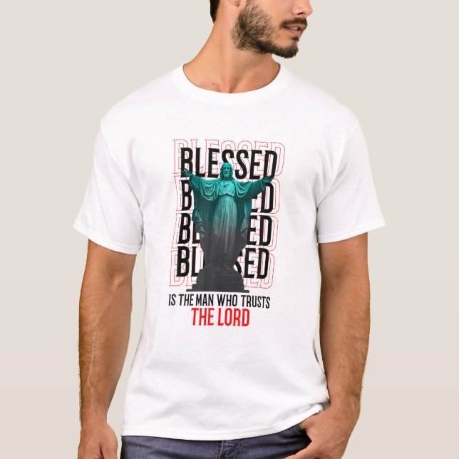 Jesus Image Jesus Christ Apparel Jesus Is Lord Chr T-Shirt (Front)