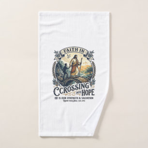 Jesus Immigration Starting Over Courage Shirt Chri Hand Towel