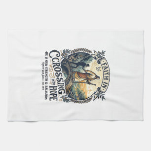 Jesus Immigration Starting Over Courage Shirt Chri Kitchen Towel