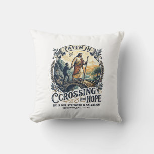 Jesus Immigration Starting Over Courage Shirt Chri Throw Pillow