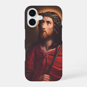 Jesus in Crown of thorns iPhone 16 Case