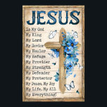 Jesus In My God My King My Lord Healer Poster<br><div class="desc">Jesus In My God My King My Lord Healer</div>