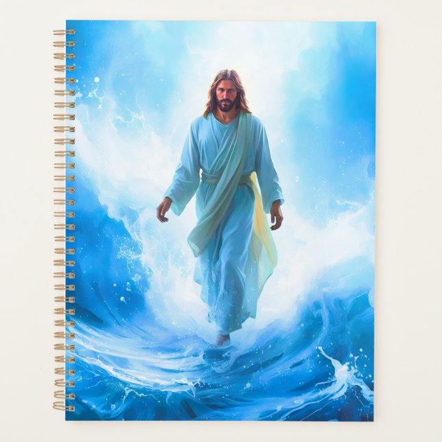Jesus in Ocean Year Planner (Front)