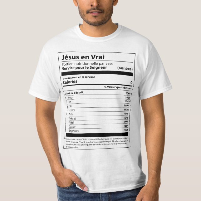 Jesus in some figures T-Shirt (Front)