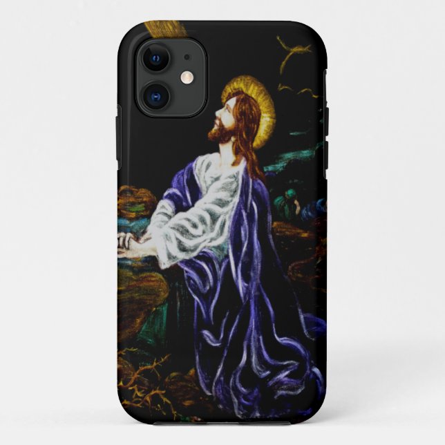 Jesus in the Garden of Gethsemane Case-Mate iPhone Case (Back)