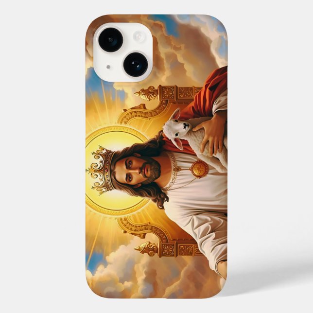Jesus in The Kingdom of Heaven iPhone case (Back)