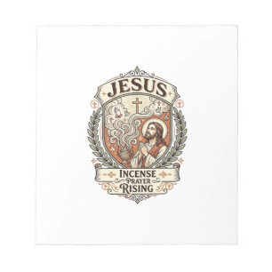 Jesus Incense Prayer Rising Jesus Incense Prayer R Notepad