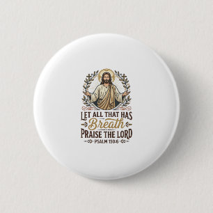 Jesus Indie Folk Acoustic Worship Graphic Tee Chri 2 Inch Round Button