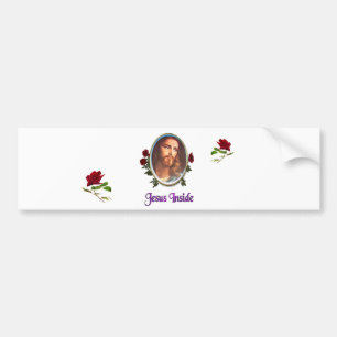 Jesus inside bumper sticker