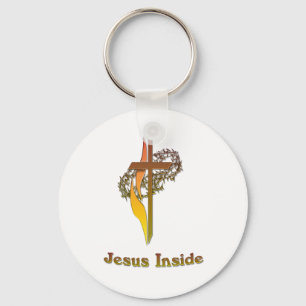 Jesus Inside Keychain